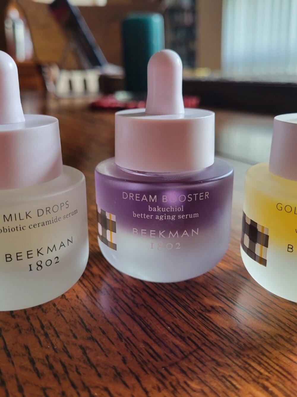 Bn Beekman 1802 Set Milk Drops Golden Booster & Dream Booster Each .5 ounces